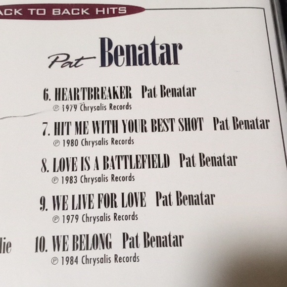 CD BLONDIE & PAT BENETAR - Picture 6 of 6